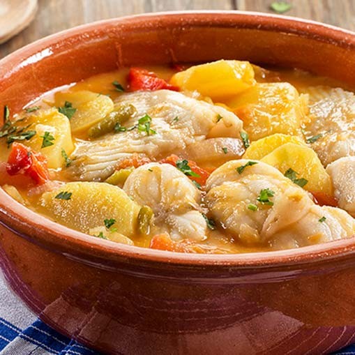 Cassolette caldereta pescado