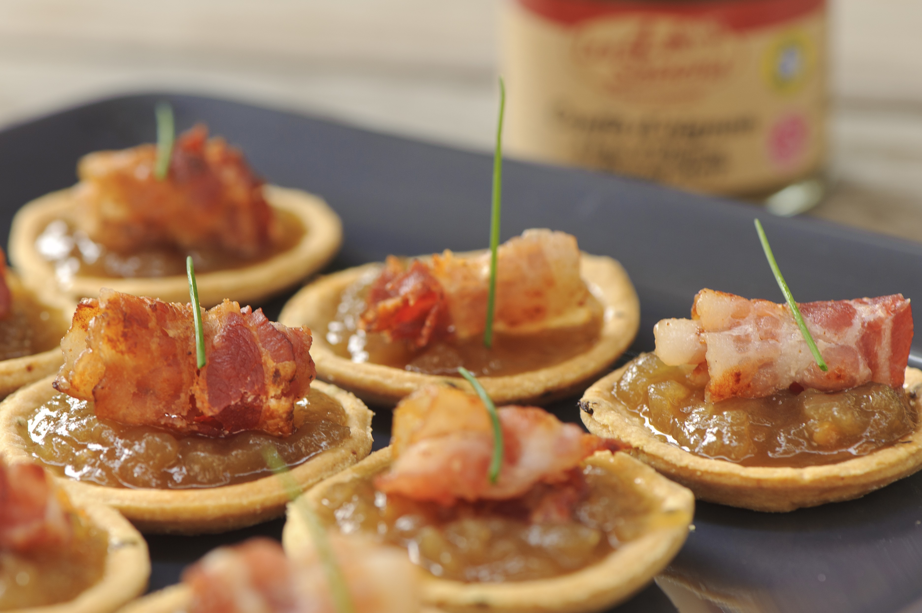 Confit oignon tartelettes