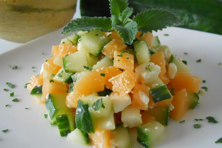 Entree melon comcombre