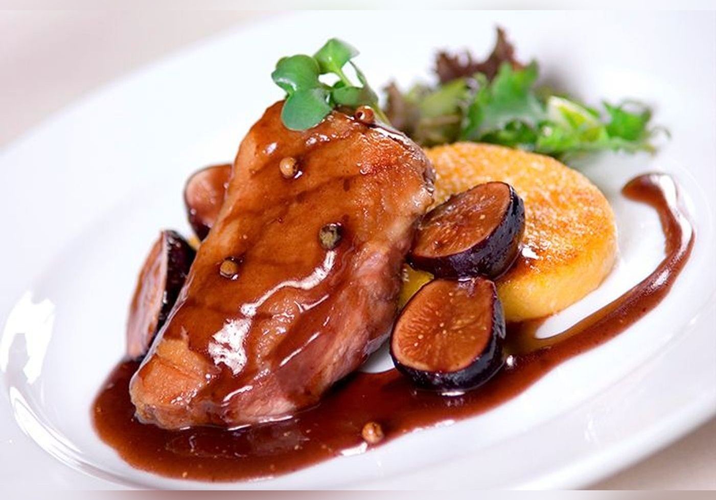 Magret de canard au figue