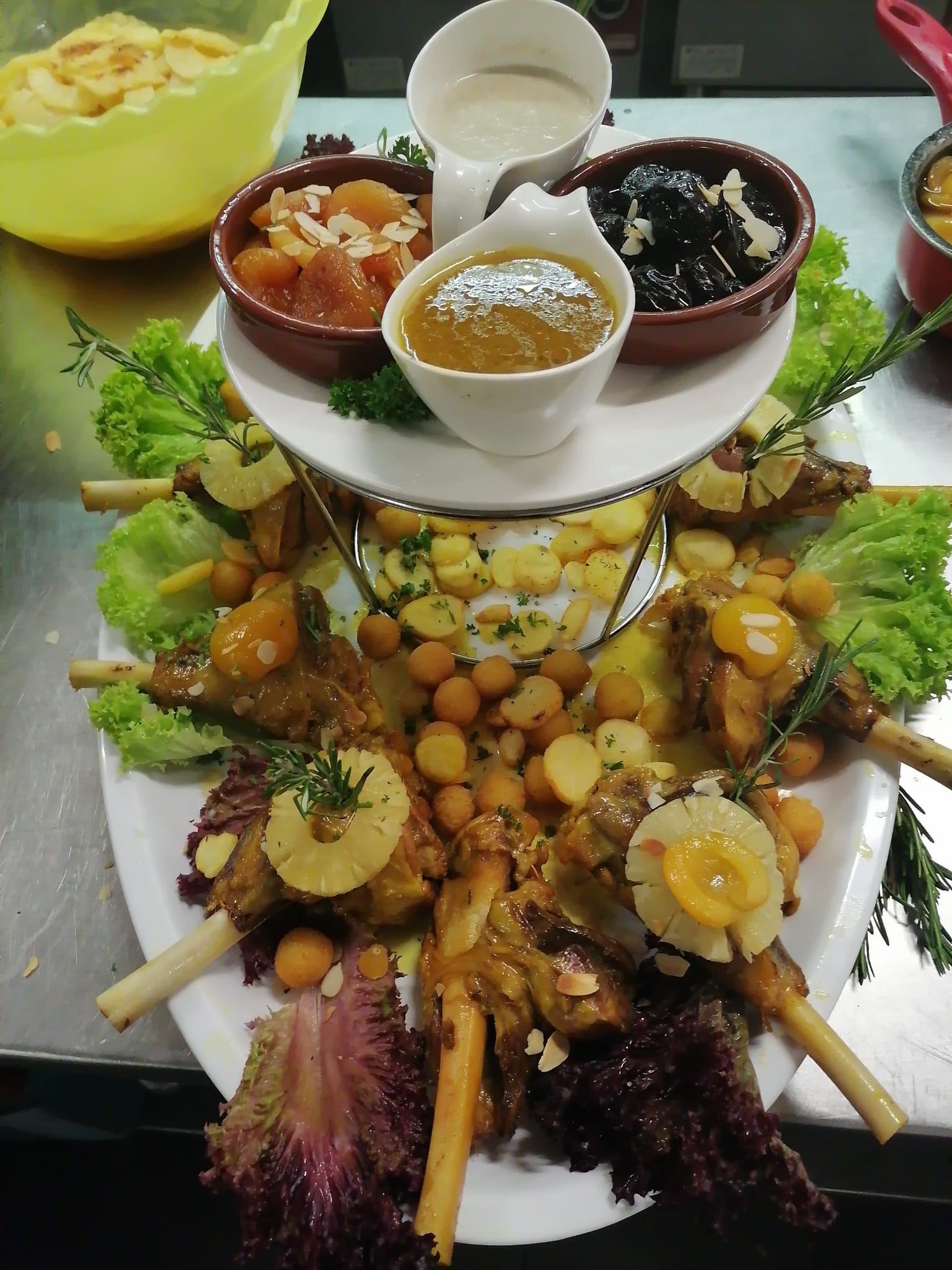 Souris agneau plateau