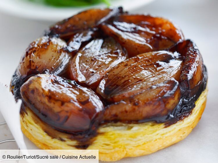 Tarte tatin a l echalote